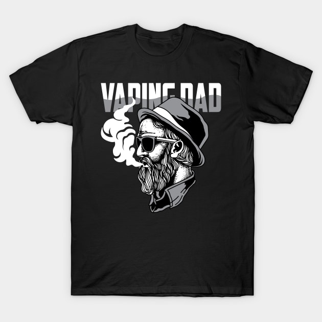 Vaping Dad Vape Smoker T-Shirt by AlleyField